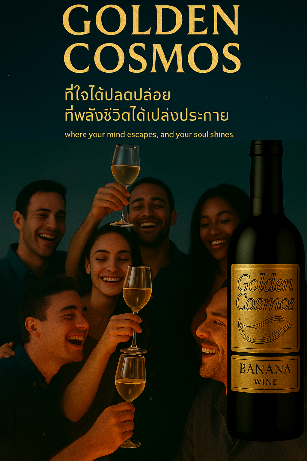 Party with Golden Cosmos