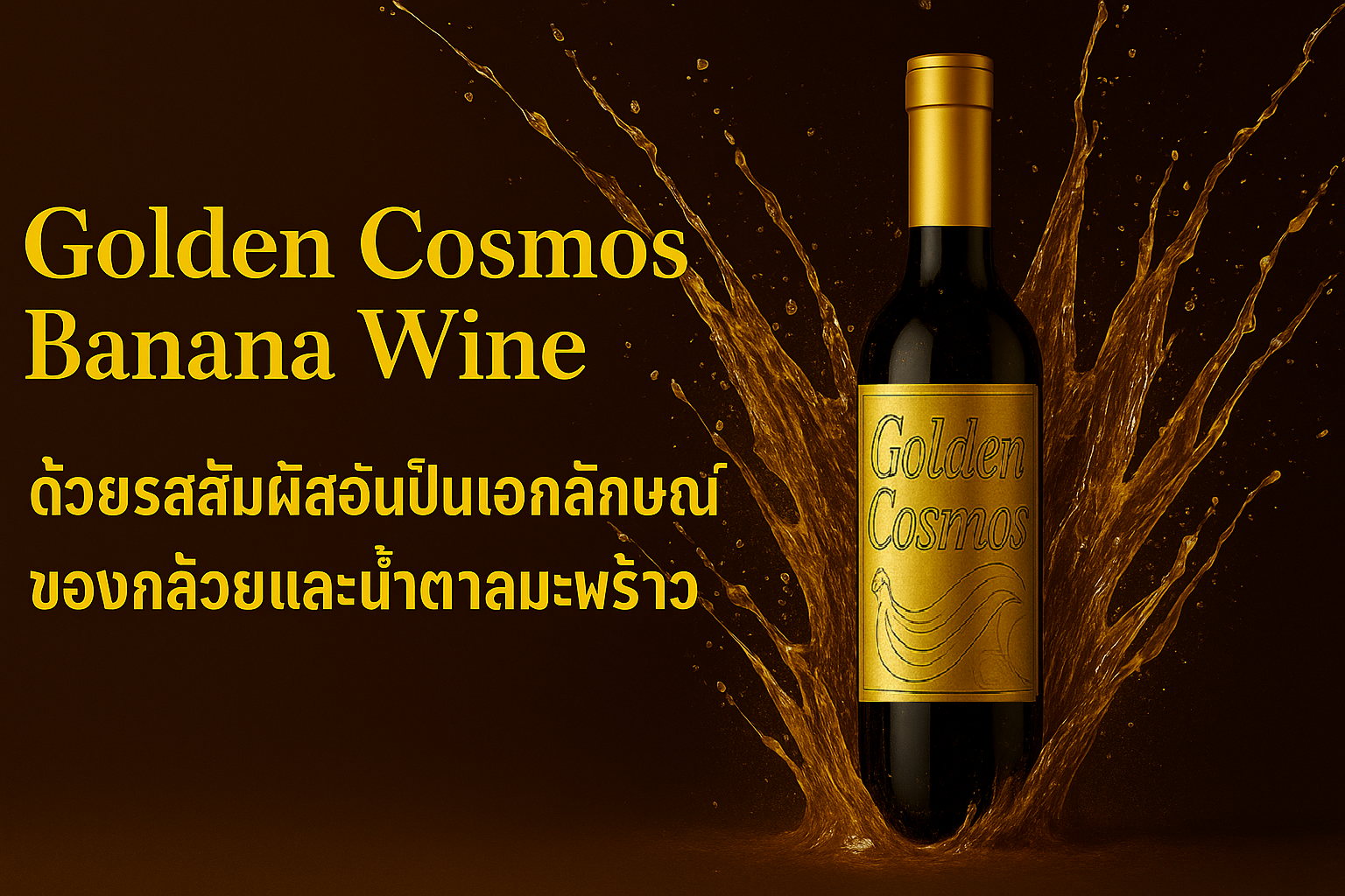 Golden Cosmos Banana Wine