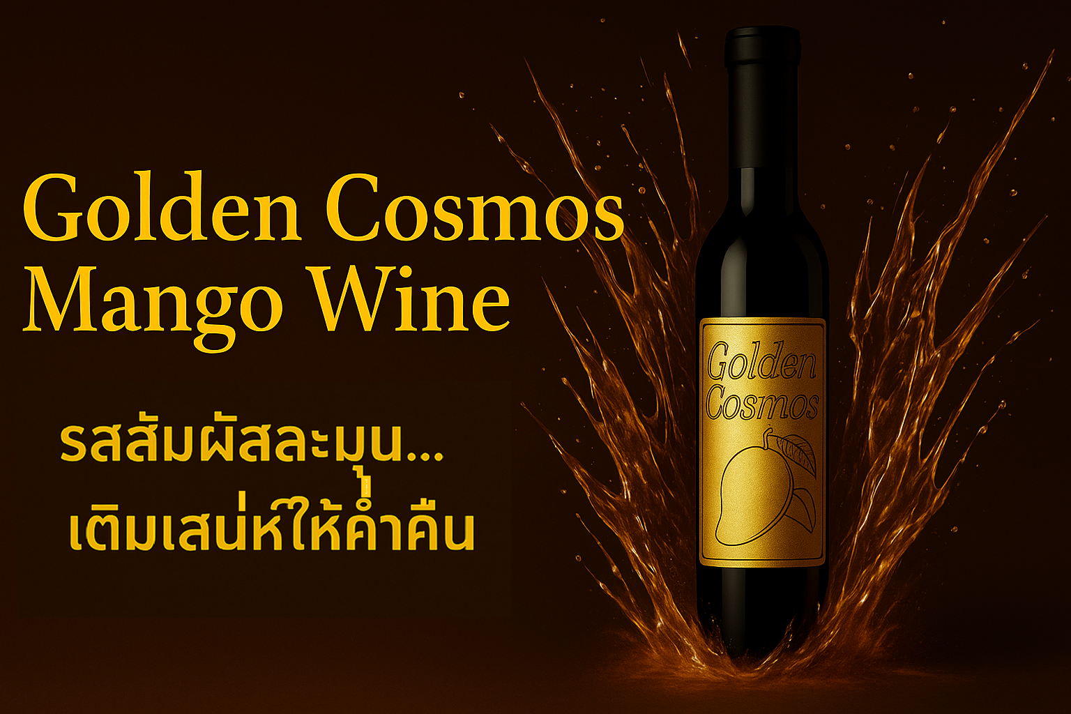 Golden Cosmos Mango Wine