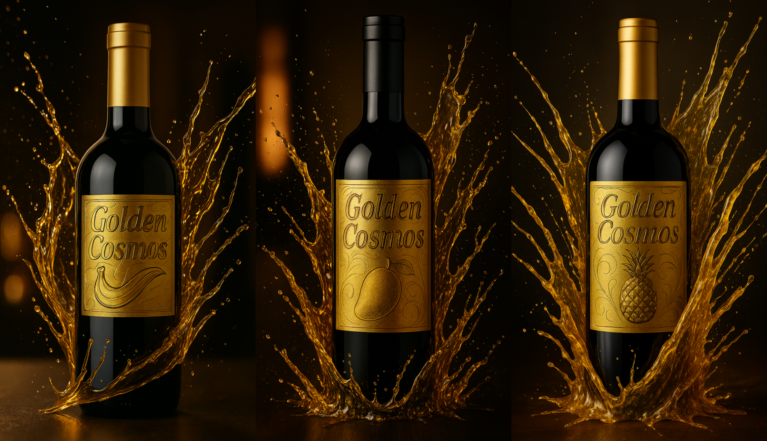 Golden Cosmos Pineapple Wine